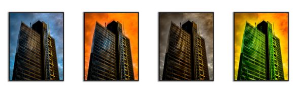 Color Darkchitecture x4 Sebastien Desnoulez - Tirage photographique d'art - Photographie d'art - Une image pour rêver caisse americaine