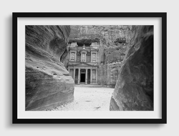 Tirage photographie Art avec encadrement verre antireflets et passe partout