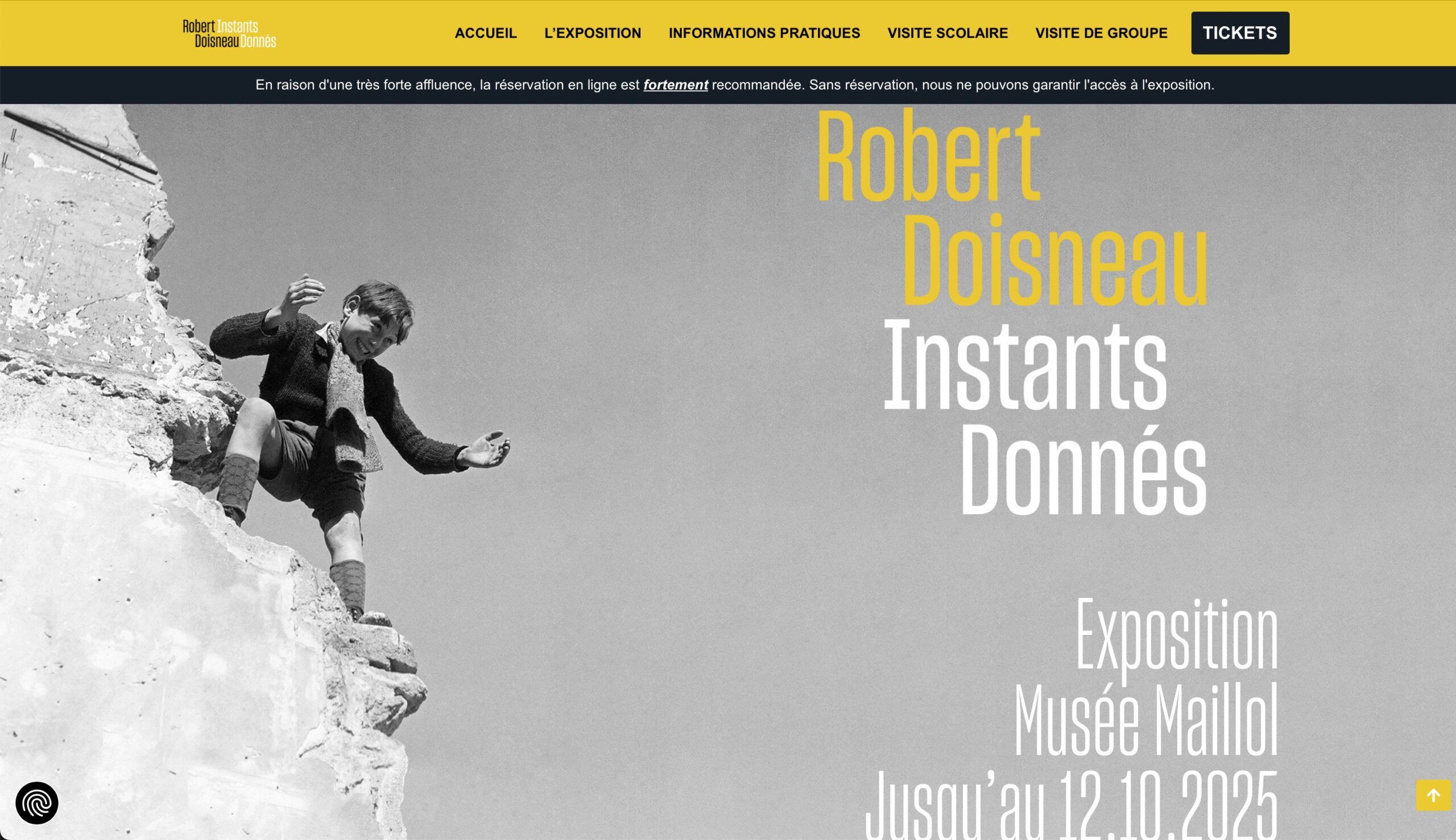 Expo Robert Doisneau au Musée Maillol Paris