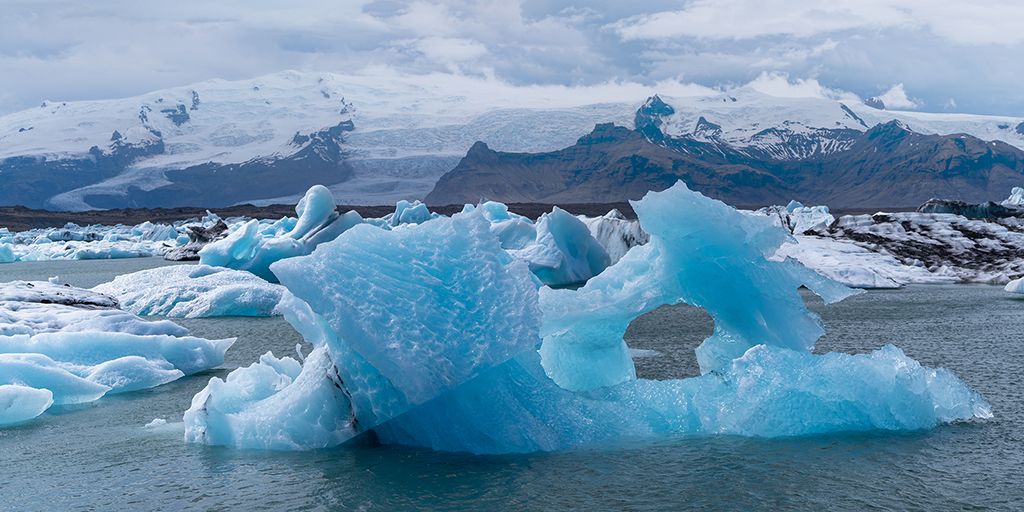 Les scupltures de Jokulsarlon Pierre Chancy tirage Fine Art Une image pour rever