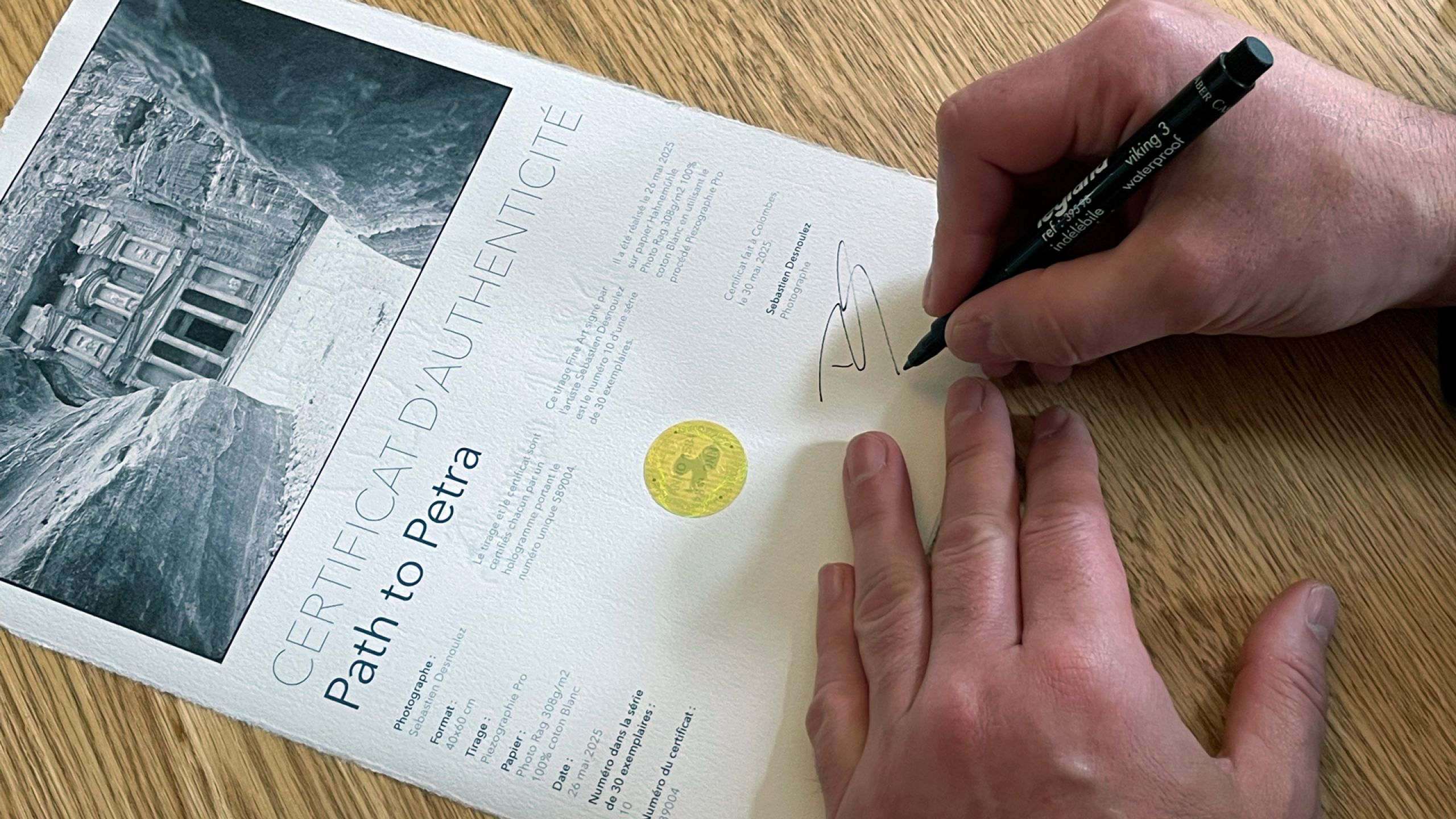 L'art de la rareté en édition limitée 30 exemplaires - Une image pour rêver