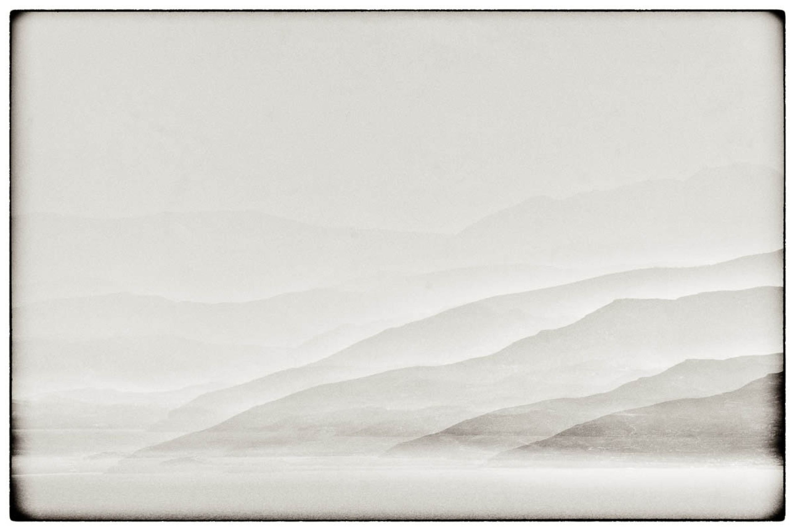 Greek coastline IV Glitches serie Sebastien Desnoulez Fine Art print Une image pour rever