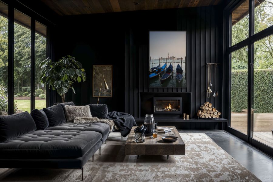 Gondoles et Isola San Giorgio Maggiore Sebastien Desnoulez - Tirage photographique d'art - Photographie d'art - Une image pour rêver Caisse americaine maison architecte