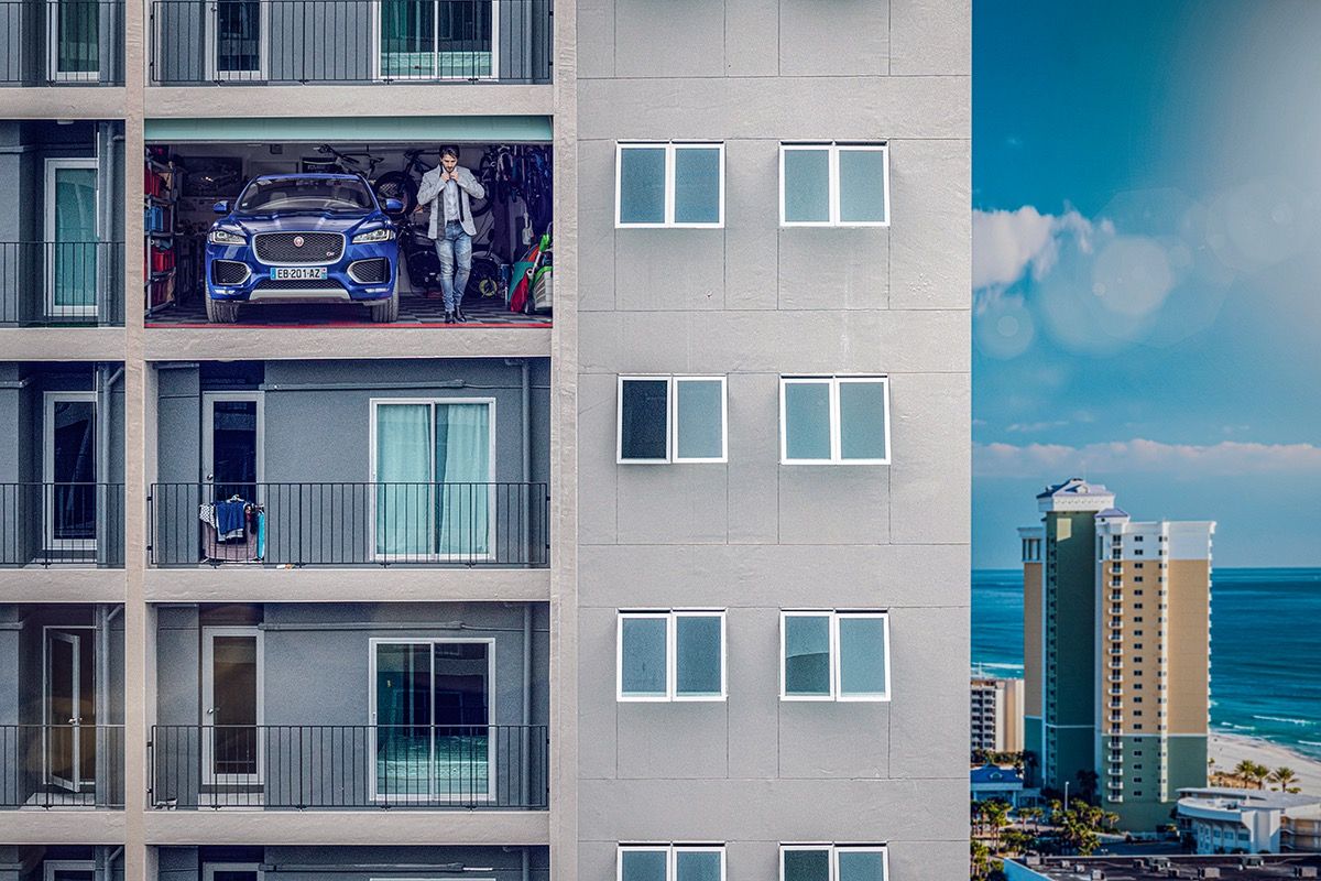 Parking avec vue Dingo tirage Fine Art Une image pour rever