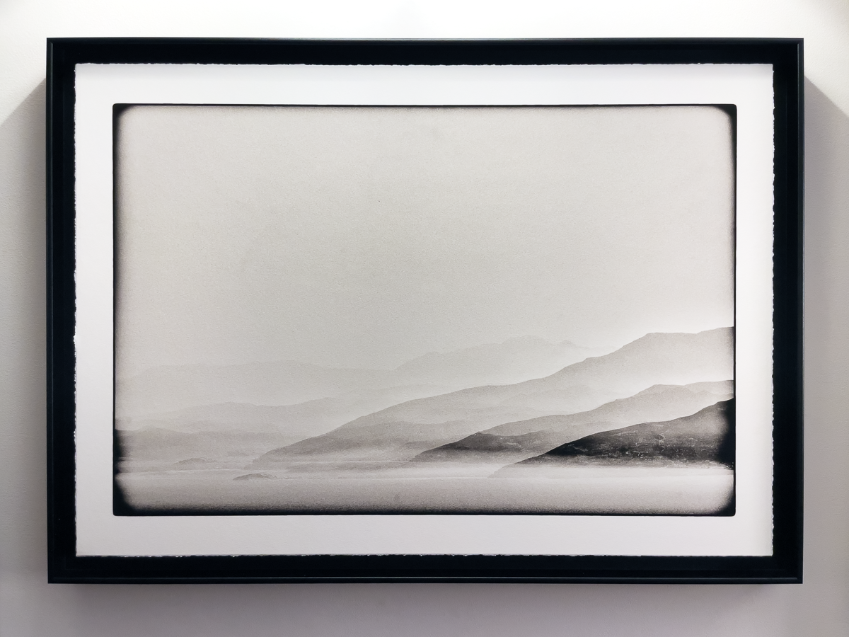 Greek coastline Glitch serie Fine art print framed Photo Sebastien Desnoulez Photographe auteur