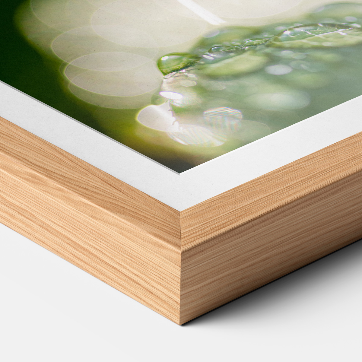 Oak wood frame