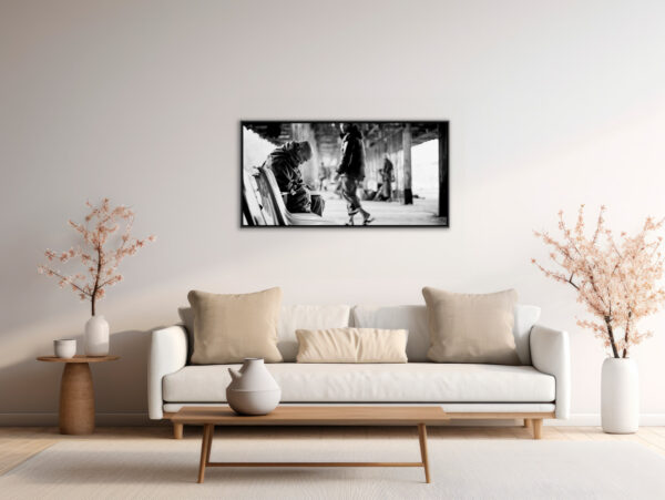 A la gare Pierre Chancy tirage Fine Art Une image pour rever caisse americaine en situation