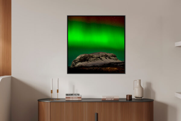 Aurore boreale 1 Pierre Chancy tirage Fine Art Une image pour rever caisse americaine en situation
