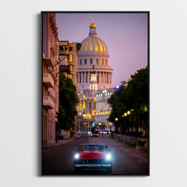 Avenue du Prado Havana Sebastien Desnoulez Fine Art print Une image pour rever caisse americaine