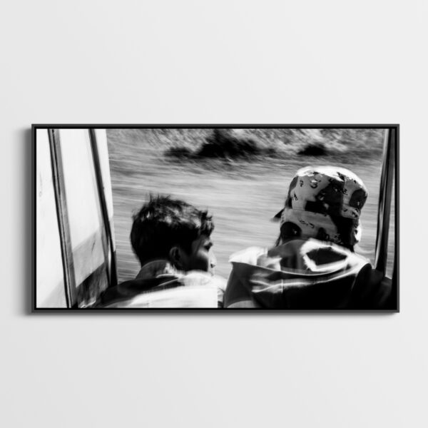 Dans le train Pierre Chancy Fine Art print An image for rever caisse americaine