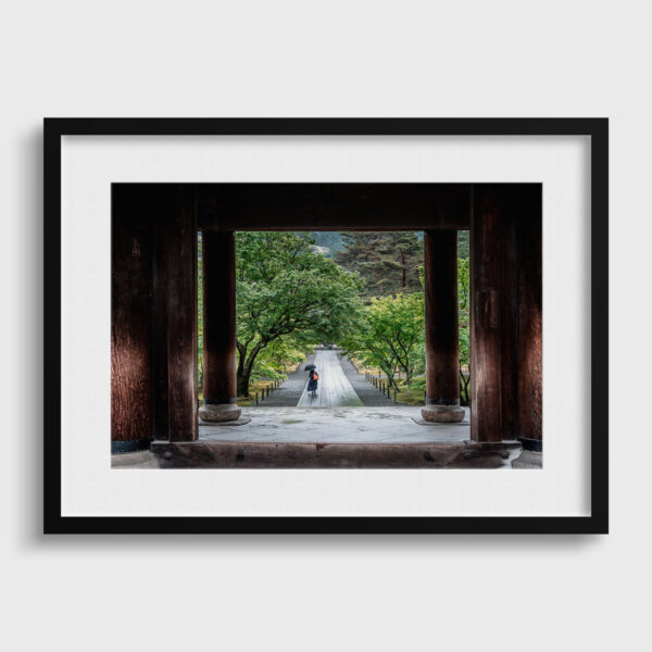 De retour du temple Pierre Chancy tirage Fine Art Une image pour rever passe partout