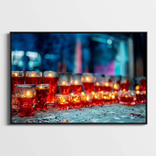 Lampes a huile Thien Hau temple Saigon Sebastien Desnoulez tirage Fine Art Une image pour rever caisse americaine