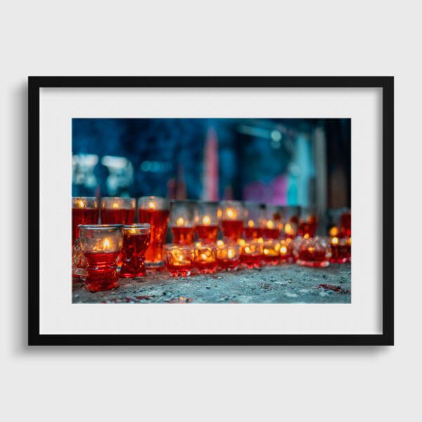 Lampes a huile Thien Hau temple Saigon Sebastien Desnoulez tirage Fine Art Une image pour rever passe partout