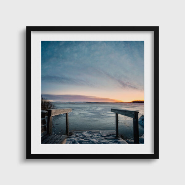 Le lac se fige Pierre Chancy Fine Art print An image for rever passe partout