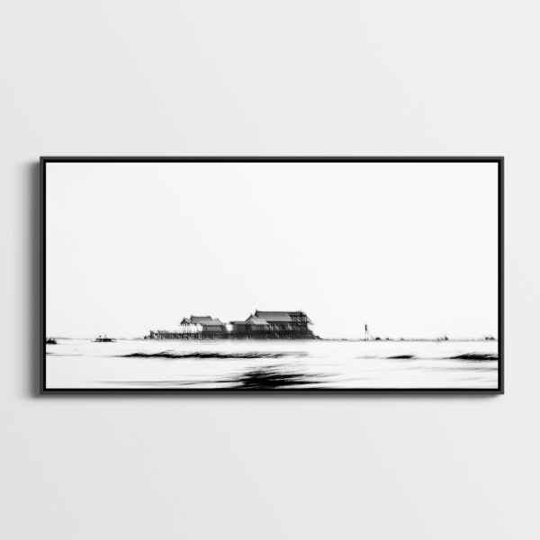 House on stilts Pierre Chancy Fine Art print An image for rever caisse americaine