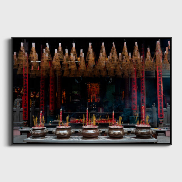 Tien Hau pagoda Saigon Sebastien Desnoulez Fine Art print Une image pour rever caisse americaine
