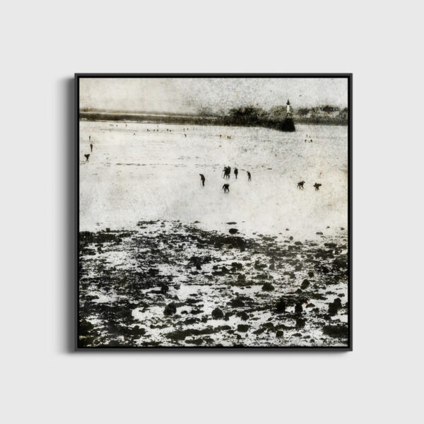 Peche a pied Yves Langlois tirage Fine Art Une image pour rever caisse americaine