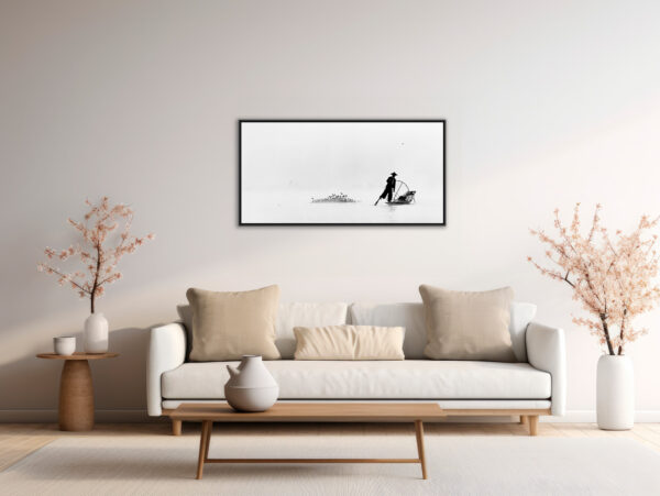 Pecheur Intha Pierre Chancy Fine Art print An image for rever caisse americaine in situation