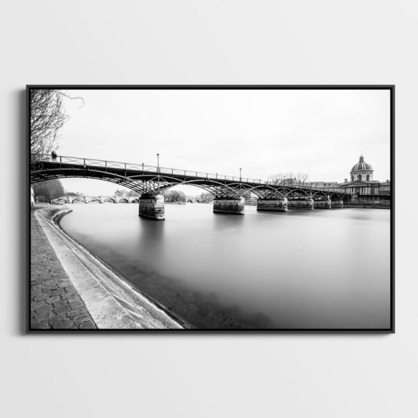 Seine et Pont des Arts Paris Sebastien Desnoulez tirage Fine Art Une image pour rever caisse americaine