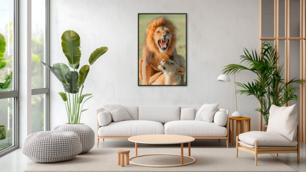 Coupling Lionel Maye Fine Art print One image for rever caisse americaine en situation