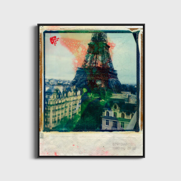 Eiffel Invasion Andre Robe Fine Art print An image for revering Floating frame