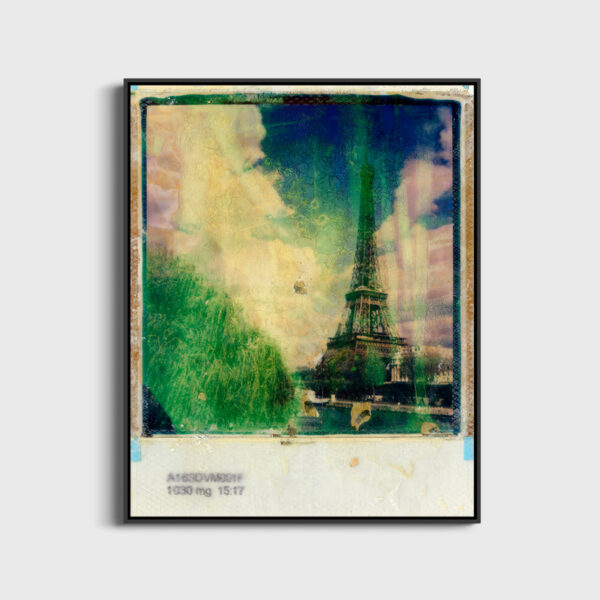 Eiffel Promenade Andre Robe Fine Art print An image for revering Floating frame