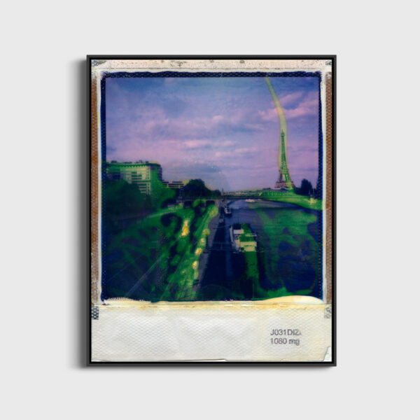Eiffel Slime Andre Dress Fine Art print An image for revering Floating frame