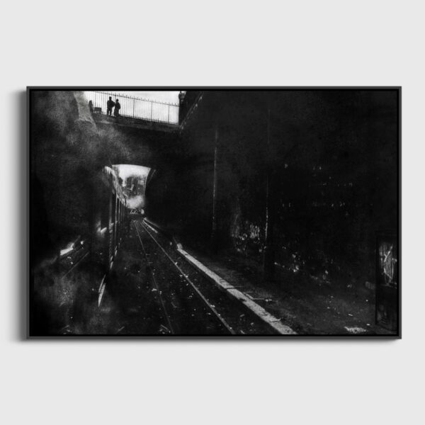 Le train a vapeur Yves Langlois tirage Fine Art Une image pour rever caisse americaine