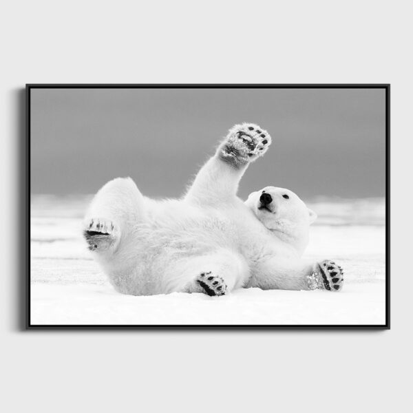 Hi in the snow Lionel Maye Fine Art print An image to dream about Floating frame