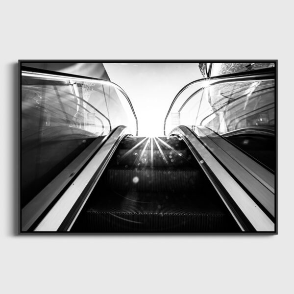 Surprise on top of the stairs Sebastien Desnoulez Fine Art print Une image pour rever caisse americaine