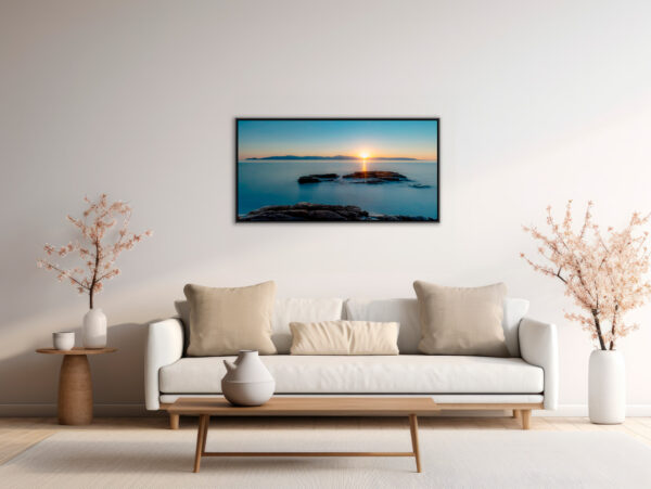 Aube a Paros Pierre Chancy tirage Fine Art Une image pour rever caisse americaine en situation