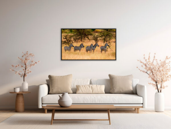 Aux aguets Lionel Maye tirage Fine Art Une image pour rever caisse americaine en situation