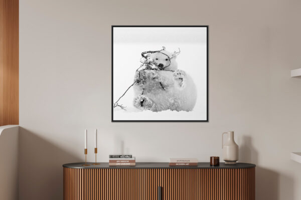 Bebe s amuse Lionel Maye tirage Fine Art Une image pour rever large caisse americaine en situation
