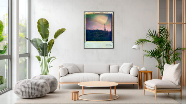 Eiffel Panorama Andre Robe tirage Fine Art Une image pour rever caisse americaine en situation
