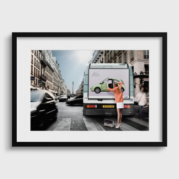 Envie 2 rouler Dingo Fine Art print An image for rever passe partout