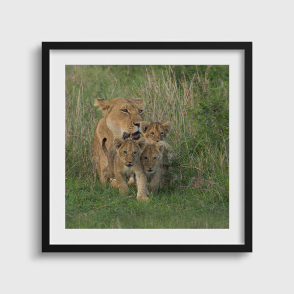 Happy family Lionel Maye Fine Art print An image for rever passe partout