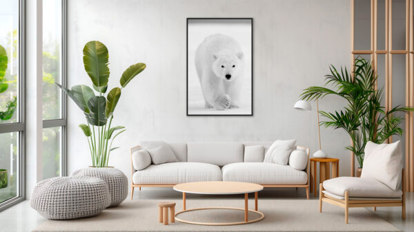 I'm coming Lionel Maye Fine Art print An image to dream Floating frame in situation