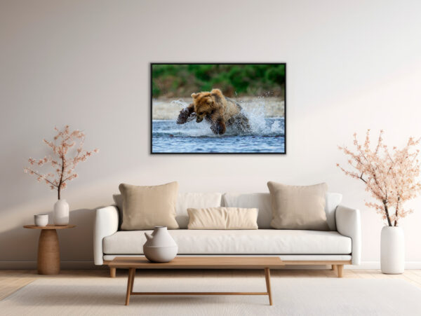 La peche Lionel Maye tirage Fine Art Une image pour rever caisse americaine en situation