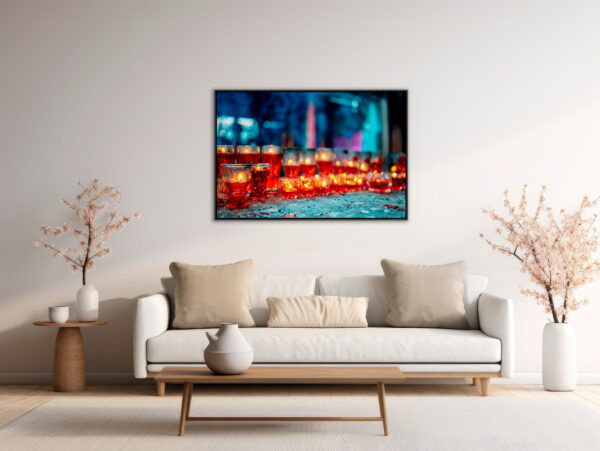 Lampes a huile Thien Hau temple Saigon Sebastien Desnoulez tirage Fine Art Une image pour rever caisse americaine en situation