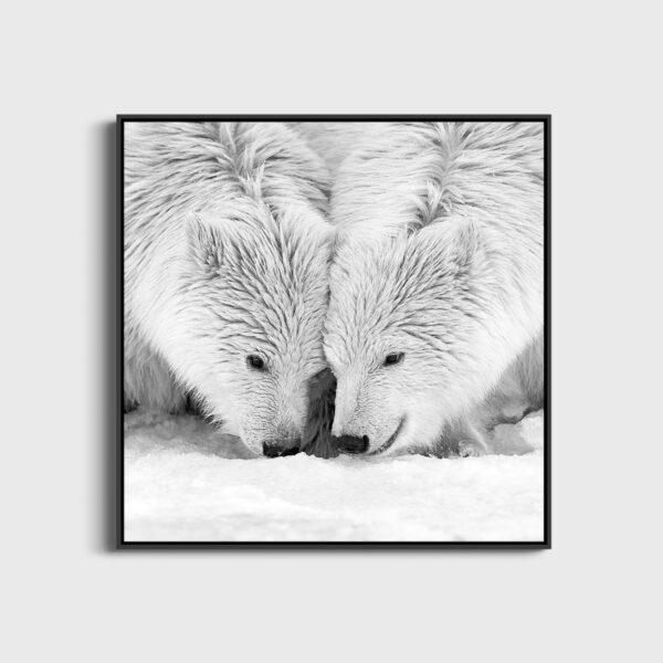 On sniffe la neige Lionel Maye Fine Art print An image to dream large Floating frame