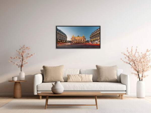 Opera Garnier Sebastien Desnoulez Fine Art print An image for revering floating frame in situation