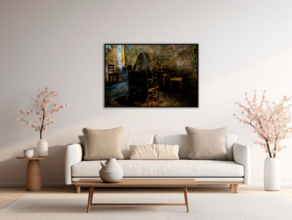 Priere Yves Langlois tirage Fine Art Une image pour rever caisse americaine en situation