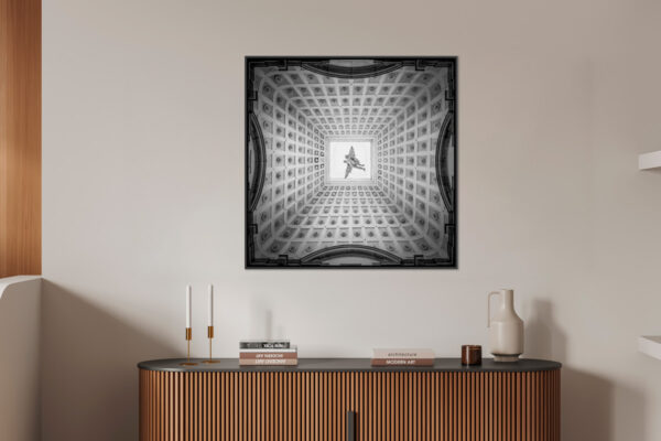 Zeus transforms himself into an eagle to kidnap Ganimede Pierre Chancy Fine Art print An image to reverberate floating frame in situation