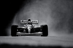 The King in the rain