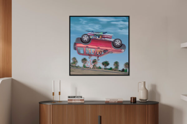 Allant vers Dingo tirage Fine Art Une image pour rever caisse americaine en situation