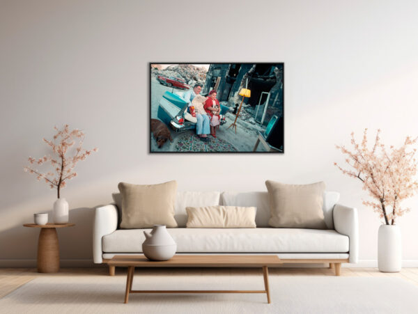 Chevrolet Bel air Dingo tirage Fine Art Une image pour rever caisse americaine en situation