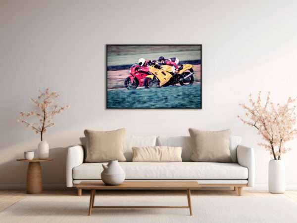 Course de chevaux Dingo tirage Fine Art Une image pour rever caisse americaine en situation