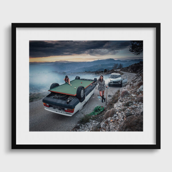 La Renault 25 billard Dingo tirage Fine Art Une image pour rever passe partout