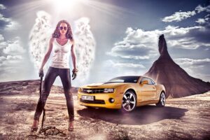 Mi ange mi demon Dingo - Tirage photographique d'art - Photographie d'art - Une image pour rêver
