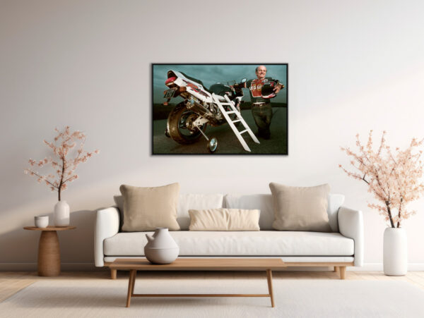 Poisson d avril Dingo tirage Fine Art Une image pour rever caisse americaine en situation